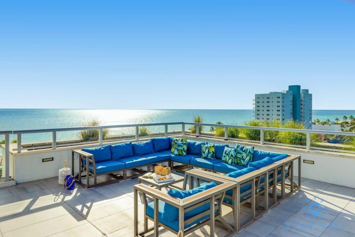 Rooftop Pool - Ocean View Balcony - Hollywood Beach Exterior photo